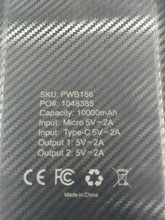 Load image into Gallery viewer, AllAccess Black All The Time Portable 10000mAh Power Bank Not Tested
