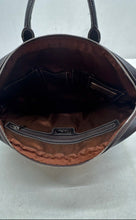 Load image into Gallery viewer, Cole Haan Mens Black Leather Inner Pockets Double Handle Laptop Case Briefcase
