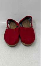 Load image into Gallery viewer, Toms Womens Classic Alpargata Red Casual Low Top Slip-On Shoes Size 7
