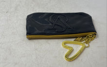 Load image into Gallery viewer, Victoria's Secret Womens Black Patent Leather Embossed Logo Coin Wallet

