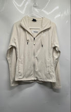 Load image into Gallery viewer, The North Face Womens Beige Fleece Pockets Long Sleeve Full-Zip Hoodie Size L
