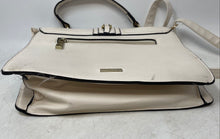 Load image into Gallery viewer, Aldo Womens AnnieBrook White Leather Top Handle Designer Satchel Handbag
