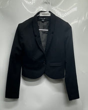 Load image into Gallery viewer, Forever 21 Womens Black Long Sleeve Single-Breasted One-Button Blazer Size 8
