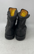 Load image into Gallery viewer, Harley-Davidson Mens Black Leather Lace-Up Motorcycle Biker Boots Size 8
