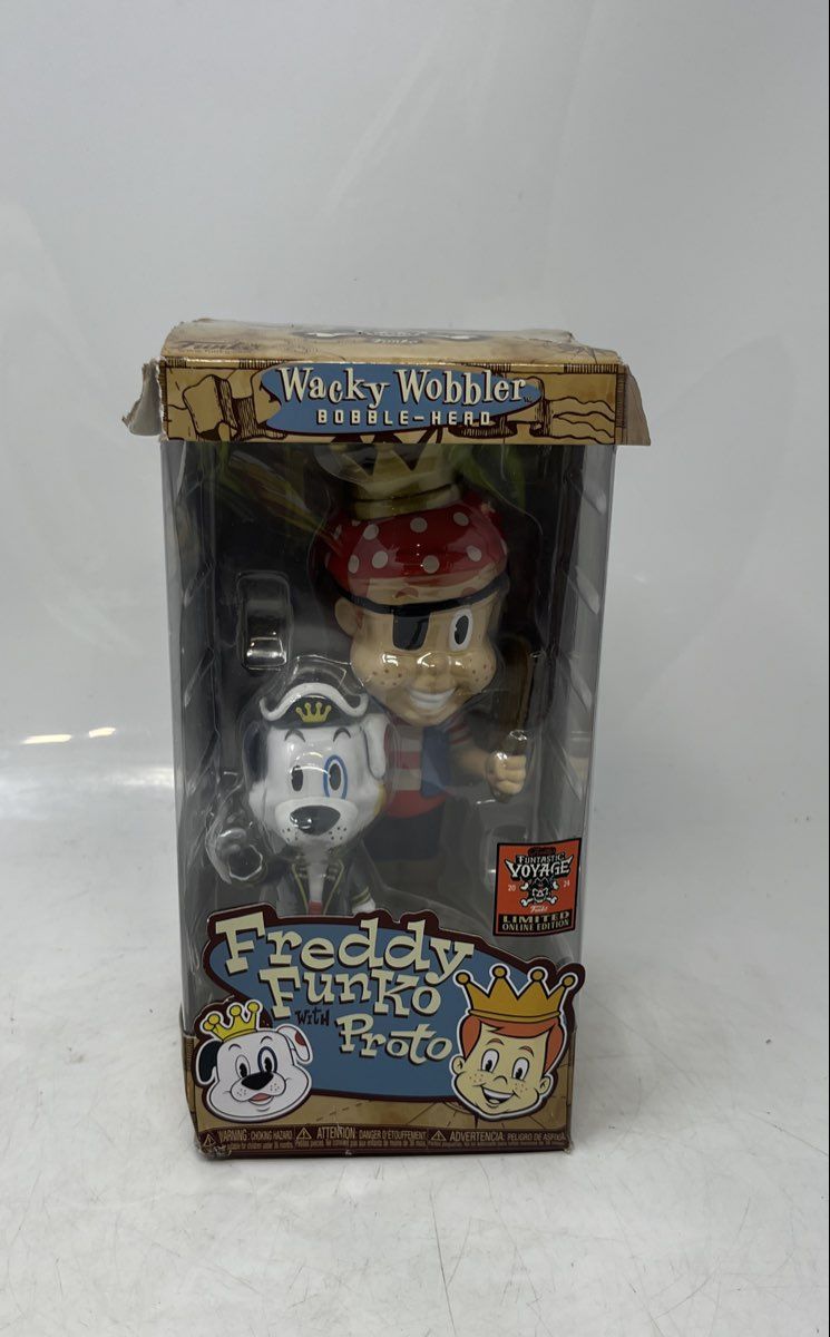 Funko Wacky Wobbler Freddy With Proto Limited Edition Figure