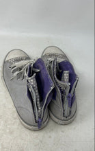 Load image into Gallery viewer, Converse Boys Chuck Taylor All Star 645132F Gray Purple Sneaker Shoes Size 4
