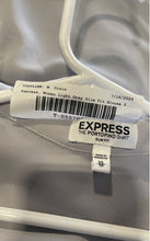 Load image into Gallery viewer, Express Womens Light Gray Slim Fit Blouse Size XS

