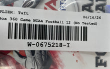 Load image into Gallery viewer, EA Sports NCAA Football 12 Xbox 360 Dolby Digital Video Game Disc Not Tested

