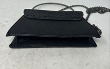 Load image into Gallery viewer, Olivia Miller Womens Black Embellished Chain Strap Flap Over Top Handle Handbag
