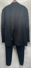 Load image into Gallery viewer, Tasso Elba Mens Black Wool Two-Piece Blazer And Pants Suit Set Size 48 32L
