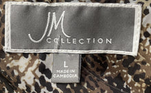 Load image into Gallery viewer, JM Collection Womens Beige Long Sleeve Anorak Jacket Size Large
