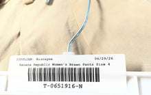 Load image into Gallery viewer, Banana Republic Womens Brown Pockets Pleated Wide-Leg Dress Pants Size 4
