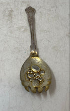 Load image into Gallery viewer, Vintage Sheffield England Kings Pattern Berry Design Silver-Tone Serving Fork
