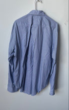 Load image into Gallery viewer, Ralph Lauren Mens Blue White Plaid Cotton Long Sleeve Button-Up Shirt Size L
