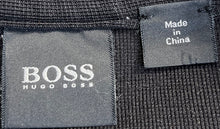 Load image into Gallery viewer, Hugo Boss Mens Black Long Sleeve Mock Neck Regular Fit Quarter Zip T-Shirt Sz M
