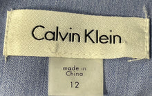Load image into Gallery viewer, Calvin Klein Womens Blue Black Colorblock Sleeveless Sheath Dress Size 12
