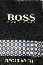 Load image into Gallery viewer, Hugo Boss Mens Blue Regular Fit Long Sleeve Collared Button-Up Shirt Size Large
