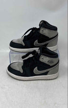 Load image into Gallery viewer, Nike Boys Air Jordan 1 High FD5304-010 Black Silver Sneakers Shoes Size 12C
