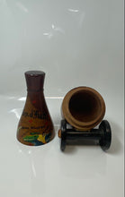 Load image into Gallery viewer, Haiti Folk Art Atiano Map Design Home Decorative Hand Painted Wooden Bottle
