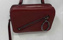 Load image into Gallery viewer, Charles &amp; Keith Womens Burgundy Adjustable Strap Camera Crossbody Handbag Small
