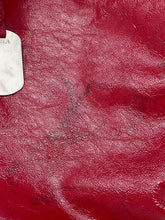 Load image into Gallery viewer, Authentic Furla Womens Red Leather Shoulder Hobo Handbags Stained
