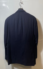 Load image into Gallery viewer, Borghese Mens Blue Long Sleeve Single-Breasted Notch Three Button Blazer 52
