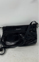 Load image into Gallery viewer, Giani Bernini Womens Black Leather Adjustable Strap Zip Top Crossbody Purse

