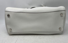 Load image into Gallery viewer, Michael Kors Womens Ciara White Saffiano Leather Top Handle Satchel Handbag
