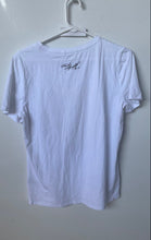 Load image into Gallery viewer, Karl Lagerfeld Womens Multicolor Short Sleeve Crew Neck Graphic T-Shirt Size M
