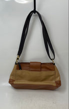 Load image into Gallery viewer, Tignanello Womens Brown Beige Leather Inner Zip Pocket Crossbody Handbag
