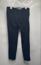 Load image into Gallery viewer, Zara Womens Blue Pleated Slash Pockets Straight Leg Dress Pants Size Large
