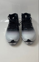 Load image into Gallery viewer, Under Armour Mens Spotlight Hammer Black White Lace-Up Football Cleats Size 10.5
