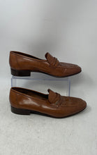Load image into Gallery viewer, Florsheim Mens Brown Leather Slip-On Round Toe Penny Loafer Shoes Size 8
