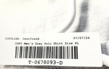Load image into Gallery viewer, DKNY Mens Gray Heather Collared Short Sleeve Golf Polo Shirt Size X-Large
