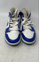 Load image into Gallery viewer, Nike Womens Jordan 1 Mid BQ6472-104 Blue White Sneaker Shoes Size 8
