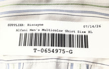 Load image into Gallery viewer, Alfani Mens Multicolor Striped Cotton Long Sleeve Collared Button-Up Shirt Sz XL

