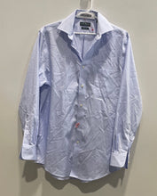 Load image into Gallery viewer, Lauren Ralph Lauren Mens Light Blue Stretch Long Sleeve Dress Shirt Size M
