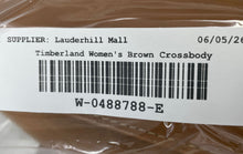 Load image into Gallery viewer, Timberland Womens Brown Genuine Leather Single Strap Foldable Crossbody Bag
