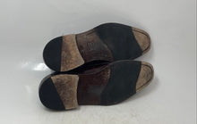 Load image into Gallery viewer, Enzo Feldini Mens Brown Leather Slip-On Casual Penny Loafer Shoes Size 7
