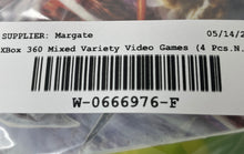 Load image into Gallery viewer, Set Of 4 Pieces Mixed Variety Microsoft Xbox 360 Platform Video Games Not Tested
