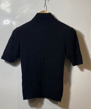 Load image into Gallery viewer, Authentic Armani Jeans Womens Black Mock Neck Cropped Pullover Sweater Size 6
