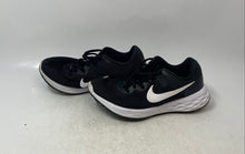 Load image into Gallery viewer, Nike Womens Revolution 6 Next Nature Black White Lace-Up Sneaker Shoes Size 7

