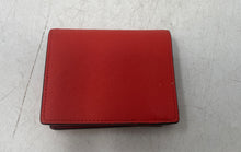 Load image into Gallery viewer, Michael Kors Womens Orange Leather Credit Card Slots Bifold Wallet

