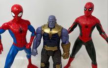 Load image into Gallery viewer, Set Of 3 Pieces Marvel Titan Hero Series Spider Man Thanos Action Figures

