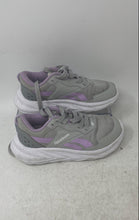 Load image into Gallery viewer, Reebok Kids Energen Tech Gray Purple Round Toe Lace-Up Sneaker Shoes Size 12K
