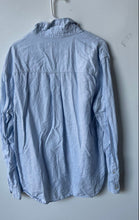 Load image into Gallery viewer, Zara Womens Light Blue Long Sleeve Front Pockets Button-Up Shirt Size XL
