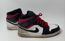 Load image into Gallery viewer, Nike Mens Air Jordan 1 Mid DQ8426-106 Black White Red Sneakers Shoes Size 13
