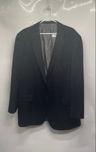 Load image into Gallery viewer, Corporate Image Mens Black RJ Martino Notch Lapel Two-Button Blazer No Size
