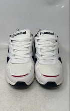 Load image into Gallery viewer, Hummel Mens Edmonton OG White Black Blue Slip-On Low Top Sneaker Shoes Size 9
