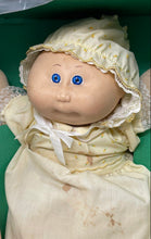 Load image into Gallery viewer, Cabbage Patch Kids Preemie Plastic Blue Eyes Caucasian Girl Doll With Box
